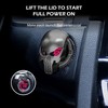 ARKOSKNIGHT Universal Car Push Button Cover - Protective, Anti-Scratch Ignition