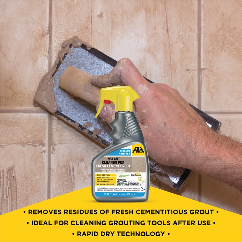 FILA Surface Care Solutions, INSTANT REMOVER, Spray for Grout Haze