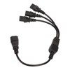 IEC 320 C14 to 3 X C13 Power Cable Universal