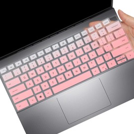 Keyboard Cover for 2024 2023 Dell Inspiron 16 7635 7630 7620 5635 5630 5625 5620 /Inspiron 16 Plus 7635 7630 7620 16 inch Laptop, Inspiron 14 7430 7435 (Gradual Pink)