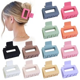 Sisiaipu- Paquete: 12 paquetes de pinzas para el cabello medianas y pequeñas, todo en un solo paquete.