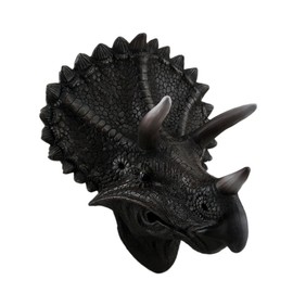 Zeckos Triceratops Trophy Wall Mounted Dinosaur Head Sculpture