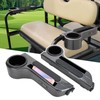 Roykaw Golf Cart Armrest with Cup Holder,No Drilling Rear Seat