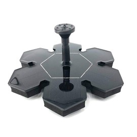 SagaSave Solar Power Fountain with 7 Sprayer Accessories, Solar Fountain Pump for Bird Bath Garden, Ponds, Pool, Fish Tank, Aquarium and Outdoor, Easy to Install