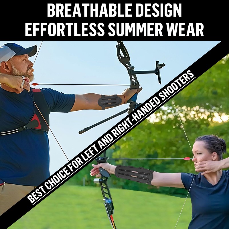 POEARCUS Archery Arm Guard - Lightweight Forearm Guard EVA Foam