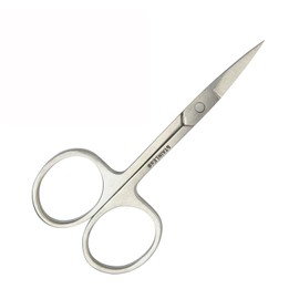 Cuticle Scissors Nail Sicssors for Eyebrow Eyelash Nose Hair Beard Dry Skin (Straight-A)