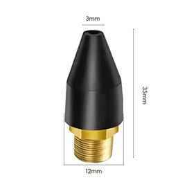 votuyet 6PCS Black Rubber Air Tool For Air Nozzle Tip,which can be used for inflating various items such as balloons, inflatable toys, and small inflatable mattresses
