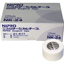 nipuro Athletic Tape 24 mm X 9 m Pack of 12 