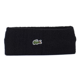 Lacoste Logo Headband Headband Tennis Sports Brand Lacoste Headband (011 Black)