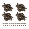 METALLIXITY 4pcs 38mm x 30mm Zinc Alloy Toggle Catch Lock