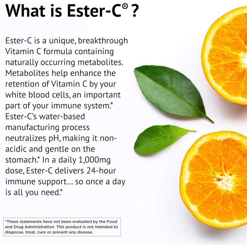 American Health Ester-C with CitrusVitamin C - 500 mg, 60