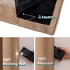 ChrisDowa Cortinas 100 opacas para recámara con forro negro, 2