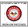 Corvette Emblem Iron-On Patches - All Model Collection - C1