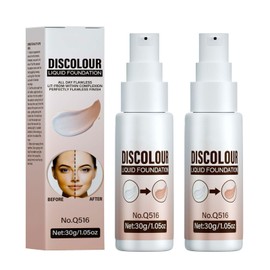 VARKAGE Pack of 2 Foundation Colour Changing 4 in 1 Medium Spectrum, Colour-Changing Foundation for Mature Skin Hides Wrinkles and Lines, Waterproof Concealer Cover Moisturising