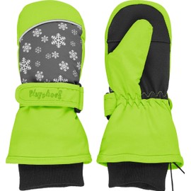 Playshoes Unisex Children’s Mittens, Warm Winter Gloves with Velcro Fastening - 1