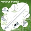 Qualirey Gopher Stick 3-in-1 Tool - Outdoor Gopher Tunnel Probe,