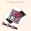 7pcs 2025 New Sparkling Crystal Stone Braided Hair Clips for