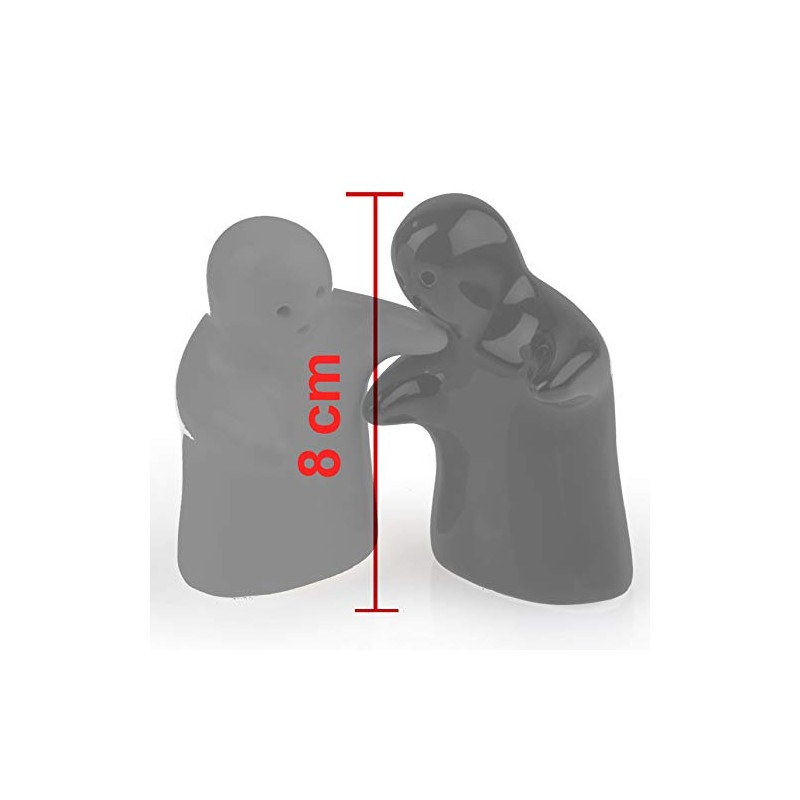 by-Bers Ghost Humans Hug Cow Mouse Animals Elephant Salt Shaker