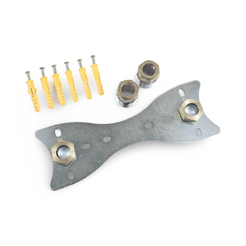 Wärmer System Shower Fixing Plate Kit for Shower Bar Mixer
