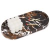 Oval Marble Bathroom Vanity Tray, Natural Luxury Marble Home Kitchen