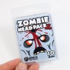 BrickTactical Zombie Head Pack V2 for Minifigures x10 Light Bluish