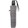 Knirps KNT220-S Folding Umbrella, T.220RS Checked, Gray, One-touch, Automatic Open/Close