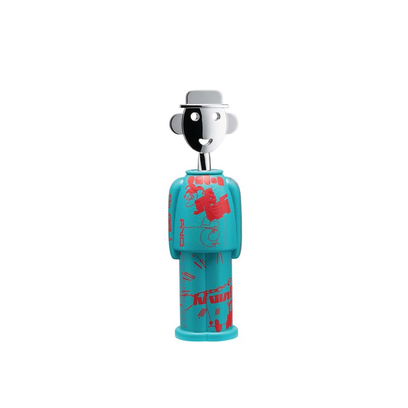 Alessi Alessandro M. Liquid AM23A 31 Design Corkscrew, Chrome-Plated AlkiPaper®
