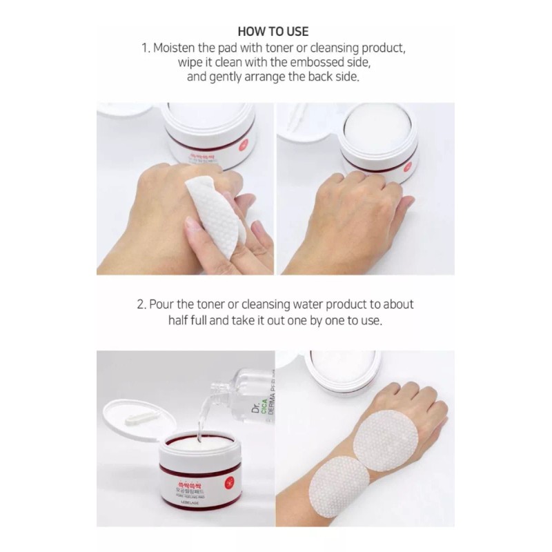 Bidameun Almohadillas Premium Facial Coreana / Exfoliante Para Poros