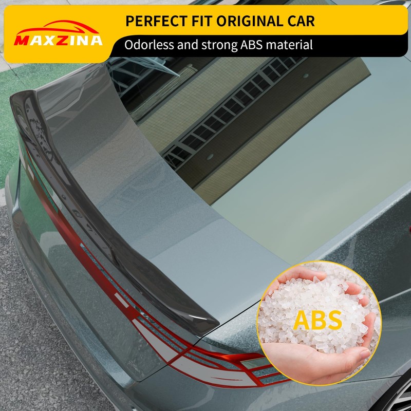 Maxzina Spoiler Wing Compatible with 2023-2025 Honda Accord Sedan Rear