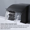 FSCEPIXI 2 Handles Roman Tub Faucet,High Flow Waterfall Bath Tub