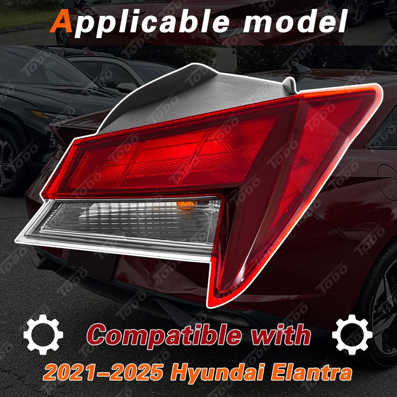 TODO 92402-AA020 Tail Light Assembly for 2021 2022 2023 2024