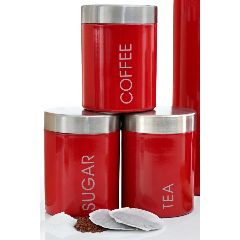 Premier Housewares Liberty Tea, Coffee and Sugar Canisters - Set