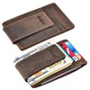 kinzd Money Clip, Front Pocket Wallet, Leather RFID Blocking Strong
