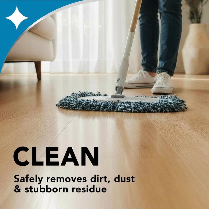 Weiman Hardwood Floor Cleaner for Finished Hardwood, Engineered Flooring, Vinyl
