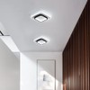 DELIPOP DELIPOP Modern LED Ceiling Light, 21W 2350LM Acrylic Square