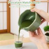 MestectPET Matcha Bowl with Spout, Matcha Stirrer and Stand, Matcha