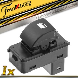 Frankberg Window Regulator Switch Compatible with Berlingo B9 C4 Aircross Jumpy U6U 207 CC WD Expert 224 1.1L-2.0L 1995-2019 4-Pin Black On-On-On 12V 2-Way Surface Mount 2-Position Manual