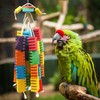 Bird Parrot Chewing Toy, MQUPIN Parrot Chew Toy, Colourful Natural
