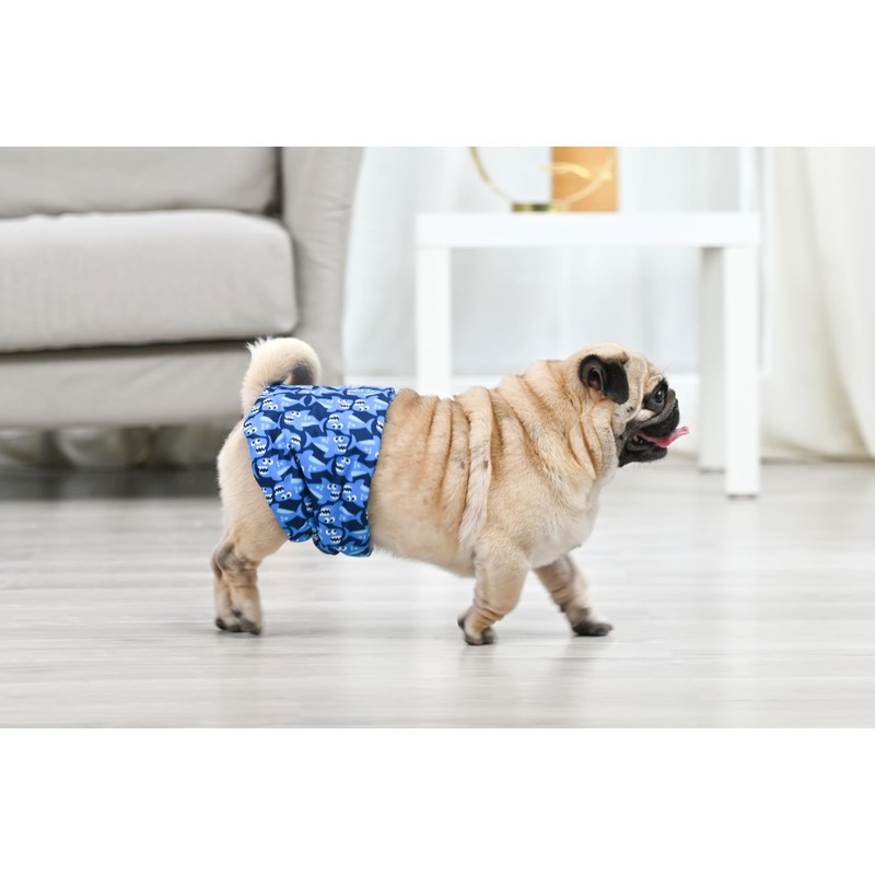 CuteBone Dog Belly Bands for Male Dogs Wraps Washable Doggie