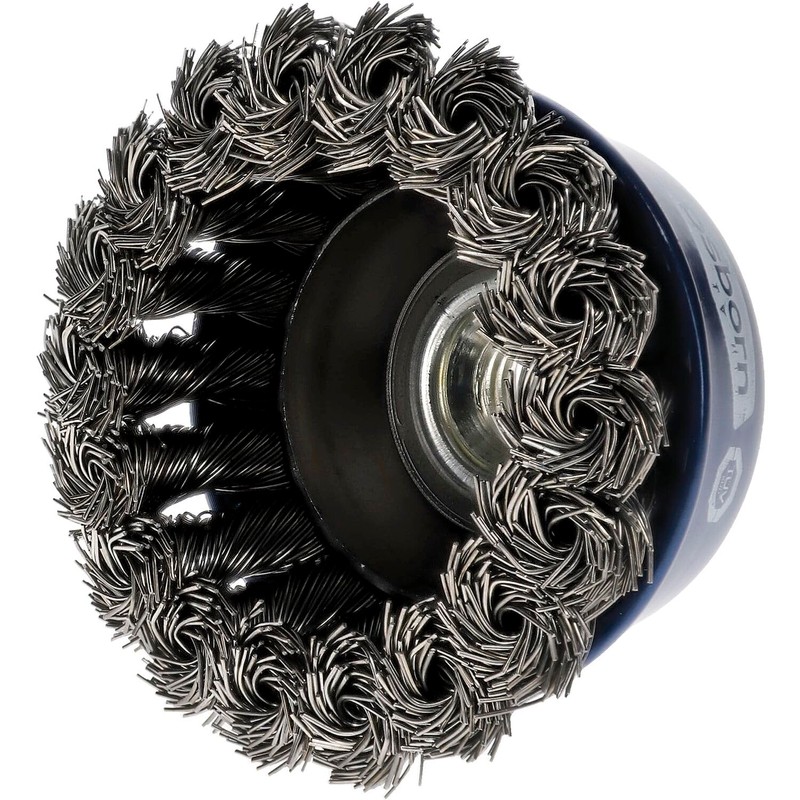 Osborn 2608151 Cup Brush M14 Knotted of Steel Wire, 0