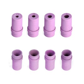QWORK 4.5, 5, 6, 7 mm Ceramic Nozzles for Sandblasting Gun, Two of Each Size, 8 Pieces