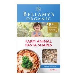 Bellamy's Organic Farm Animal Pasta Shapes