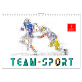 Team-Sport (Wandkalender 2025 DIN A4 quer), CALVENDO Monatskalender [Calendar] Peter Roder
