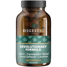Digestic - Laxative for Constipation Relief, Stool Softener 100% Natural, Colon Detox Cleanse, Bloating Relief Gas Relief