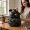 Jessica Simpson Women’s Waterproof Laptop Travel Backpack with Side Water