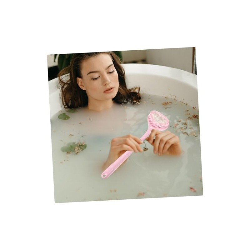 Cepillo Baño Mango Exfoliación Espalda Cuerpo Limpiador Piel Diseño Ergonómico