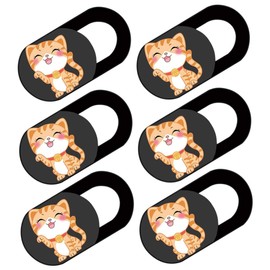 LALAFINA 6Pcs Ultra Thin Webcam Cover for Laptop Tablet Privacy Shutter Slide Blocker Protects Against Unauthorized Access Compatible with Devices Easy to Use