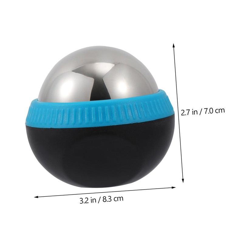 Healvian Stainless Steel Massage Ball Physio Ball for Deep Muscle
