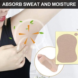 Underarm Sweat Pads - 10 Pcs Disposable Underarm Pads for Sweating Women and Men - Reduce Armpit & Foot Sweat - Invisible Armpit Sweat Pads