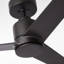 Kathy Ireland Home Arlo Ceiling Fan with Remote Control, 54 Inch| Indoor/Outdoor Metal Fixture with Weather-Resistant Blades | Light Kit Adaptable, Oil Rubbed Bronze
